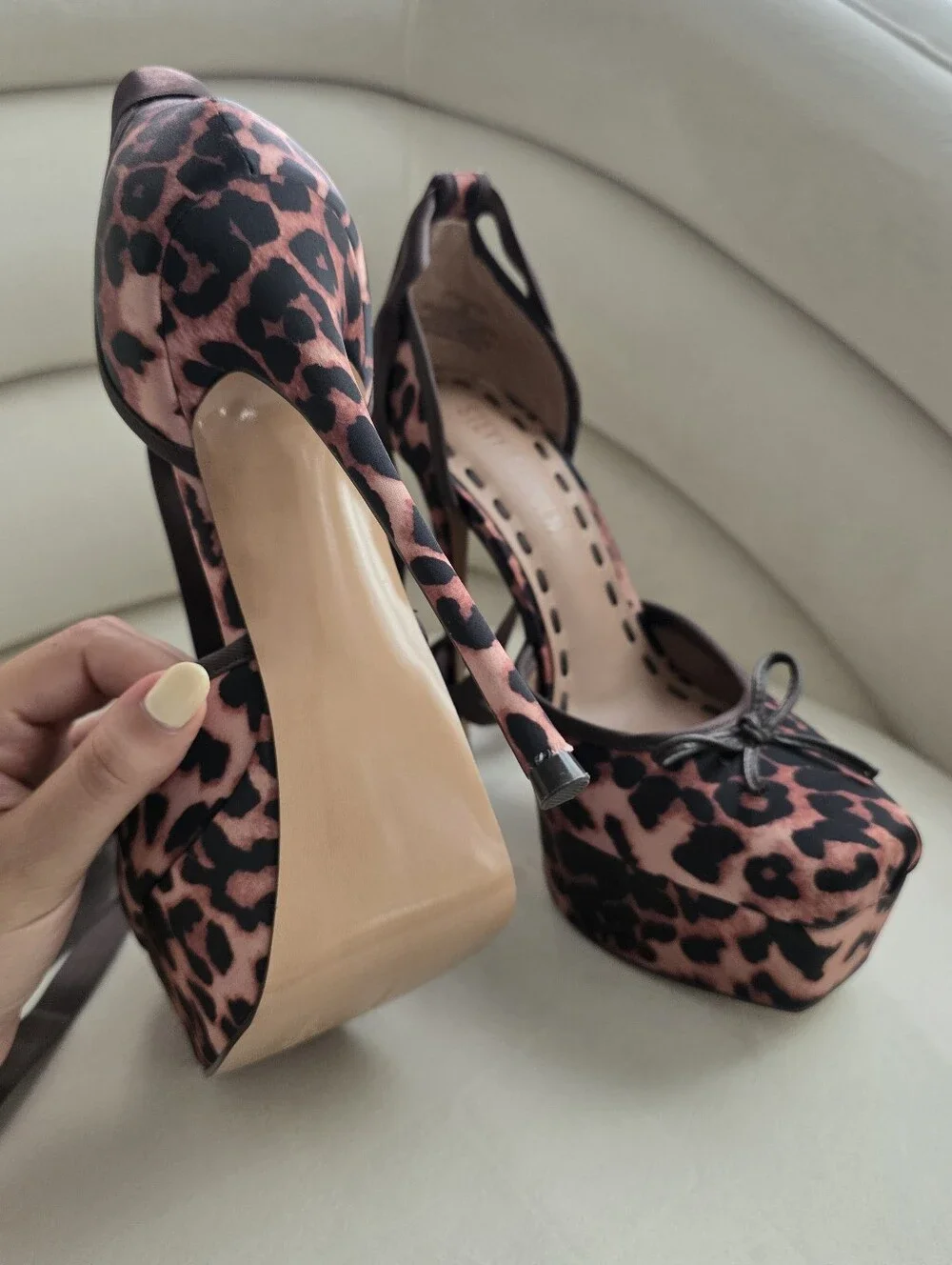 Steve Madden Larina Ballet leopard heels